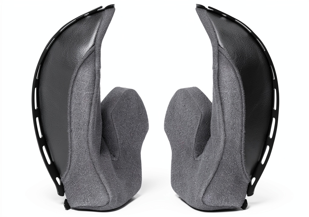 Installing Shoei RF-1100 cheek pad inside the helmet