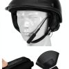 Lamborsafe Motorcycle Helmet Ear Pads Black One Size-3