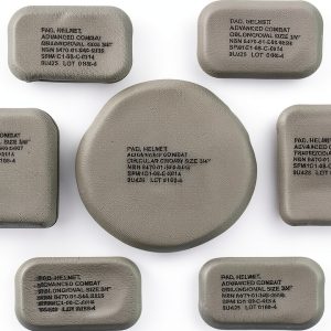 Government Contractor Helmet Pad Black ABS Medium-0
