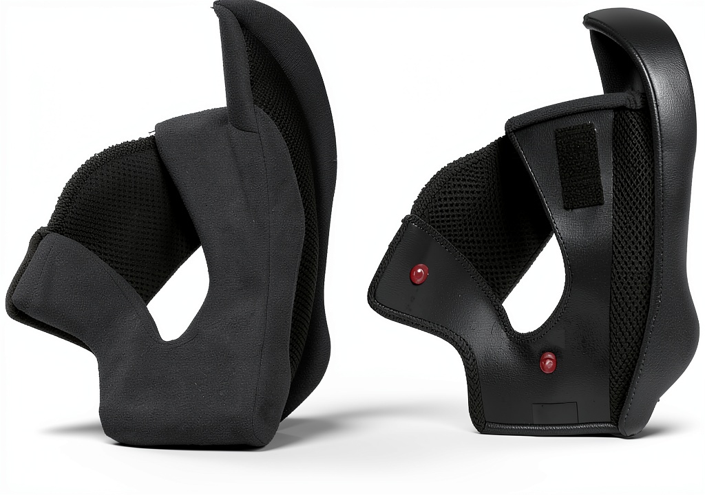 Installing Bell Cheek Pads for Qualifier Helmets Hard Shell DOT FMVSS on a wooden desk