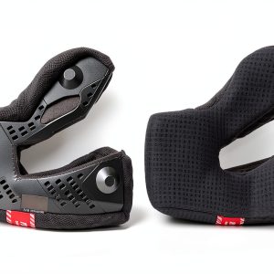 Bell Moto-10 Helmet Cheek Pads Black Foam 30mm-0