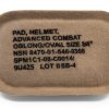 Government Contractor Helmet Pad Black ABS Medium-4
