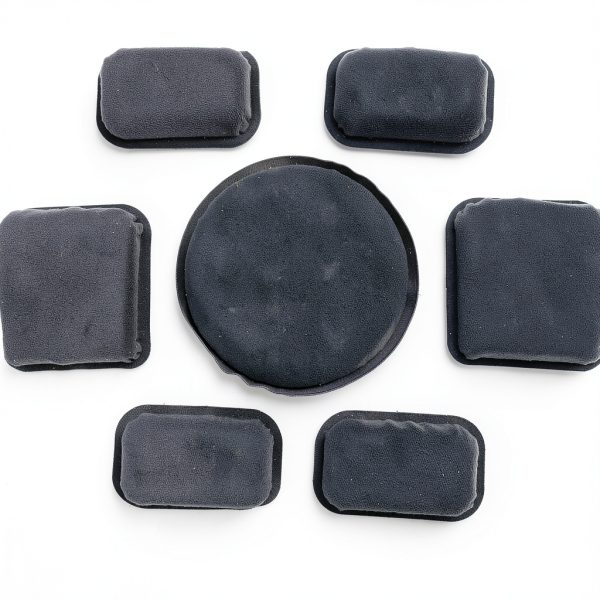 Government Contractor Helmet Pad Black ABS Medium-1