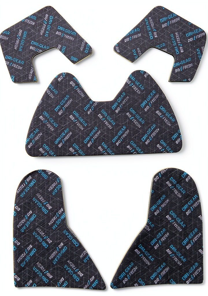 CHAMPRO Powersports Helmet Pads for White One Size