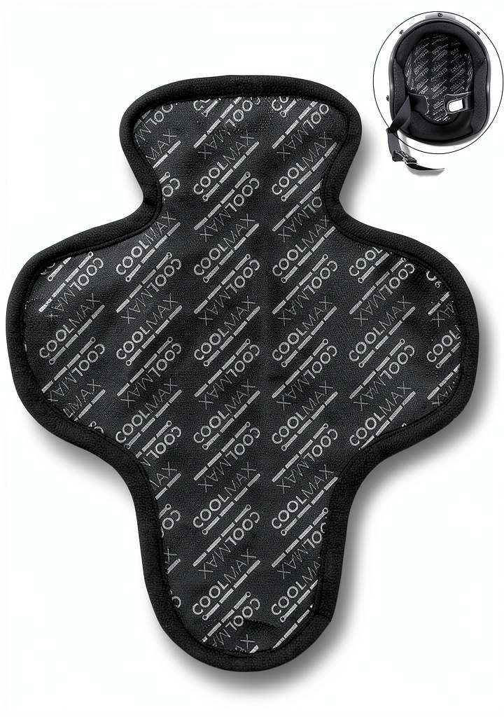 Installing VARONGHKOO Powersports Helmet Pads Advanced Technology on a wooden desk