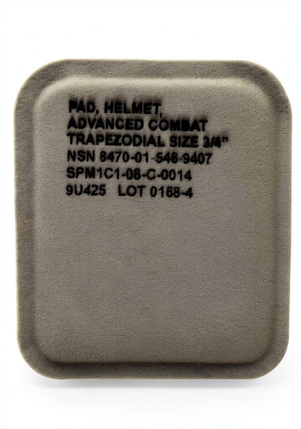 Government Contractor Helmet Pad Black ABS Medium-3