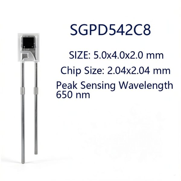 Diode 20PCS 5x4x2mm Rectangular Photodiode SGPD542C8 650nm FHCFAXD-4
