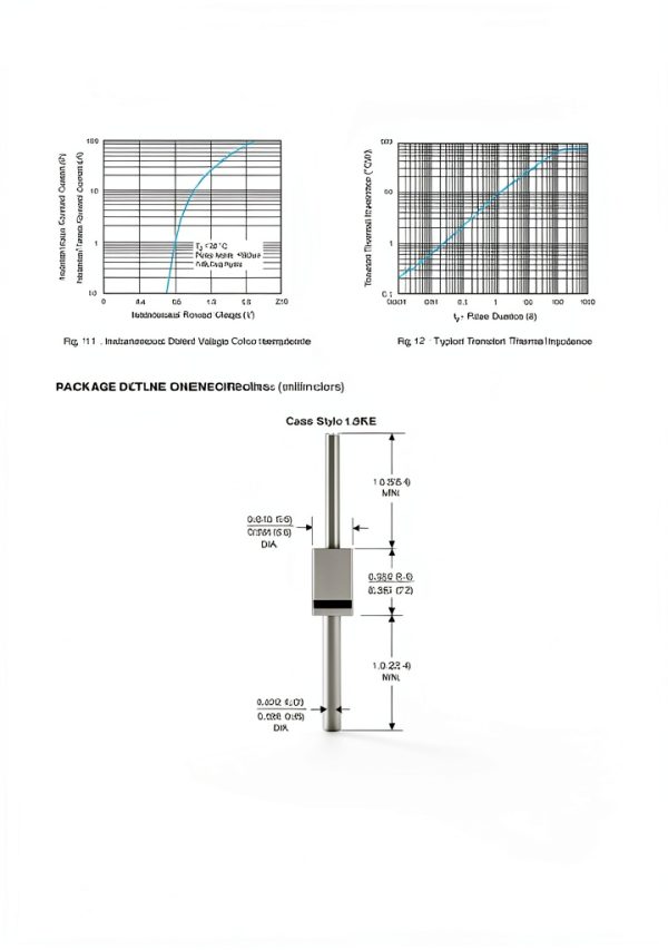 TVS Diodes 1.5KE18A 1500W 18V Pack of 20 Chanzon Unidirectional-5