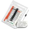(Pack of 20 Pieces) Chanzon TVS Diodes 1.5KE6.8CA 1500W 6.8V DO-201AD (DO-27) Bidirectional Channel 1500 Watt 6.8 Volt-0