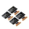 4Pcs 0.96in Light Emitting Diode LCD Display 30PIN SPI or IIC Irface 30PIN Thin and Flexible LCD Display(White Displaying)-1
