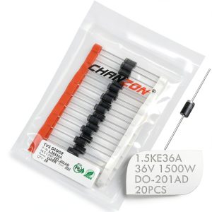 Chanzon TVS Diodes 1.5KE36A 1500W 36V ESD Suppressor Pack of 20-0